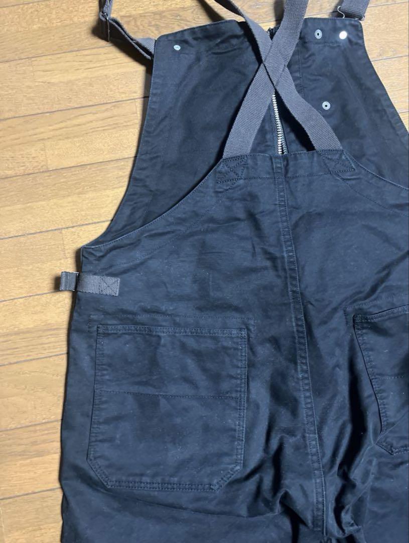 AT-DIRTY FIREMAN ALL BLACK サイズM メンズ