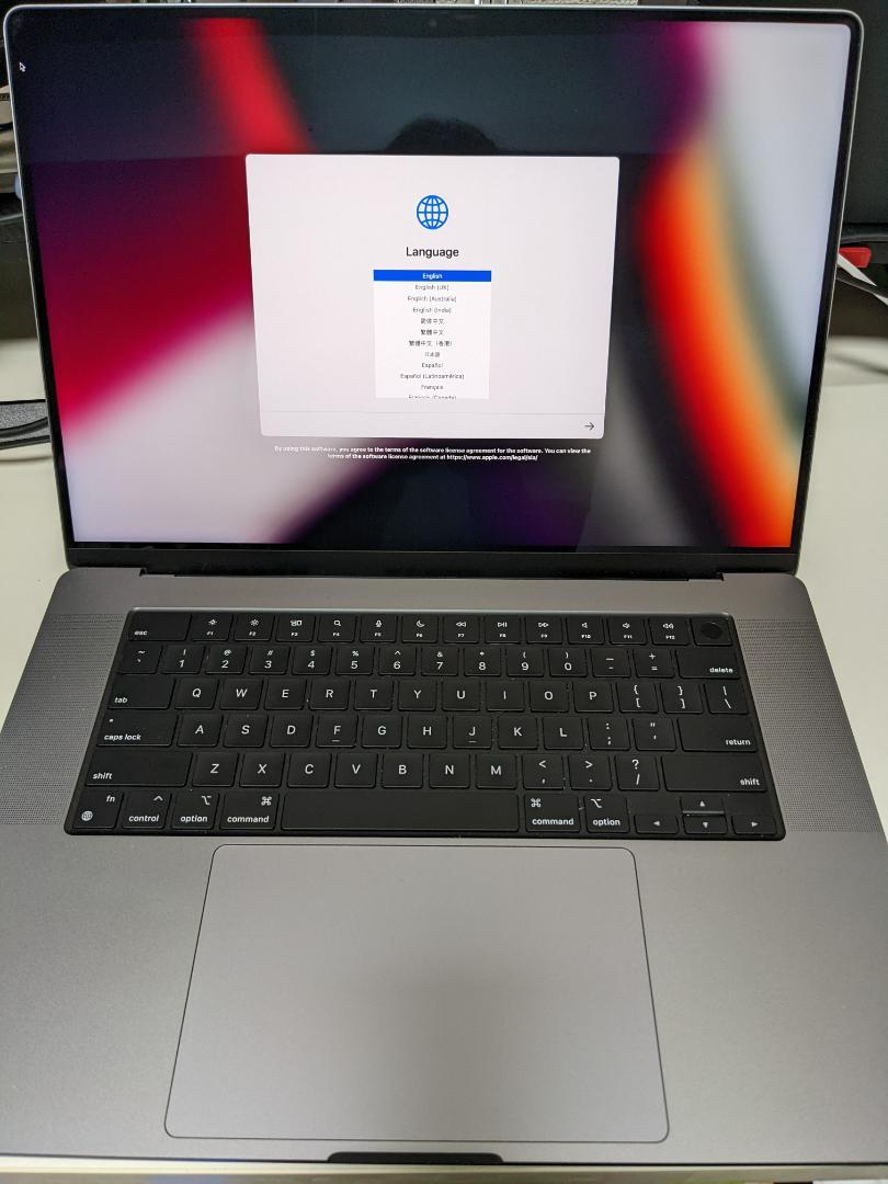 Macbook Pro 16 2021 スペースグレイ
