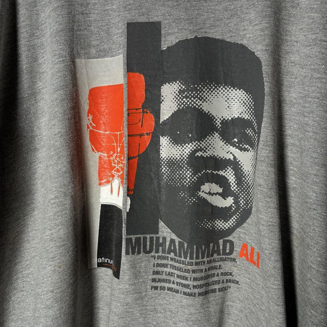 FUBU グレー　フブ　モハメドアリTシャツ　グレー