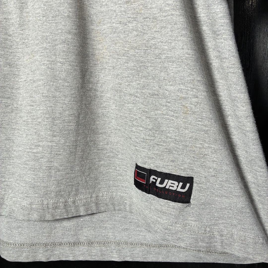 FUBU グレー　フブ　モハメドアリTシャツ　グレー