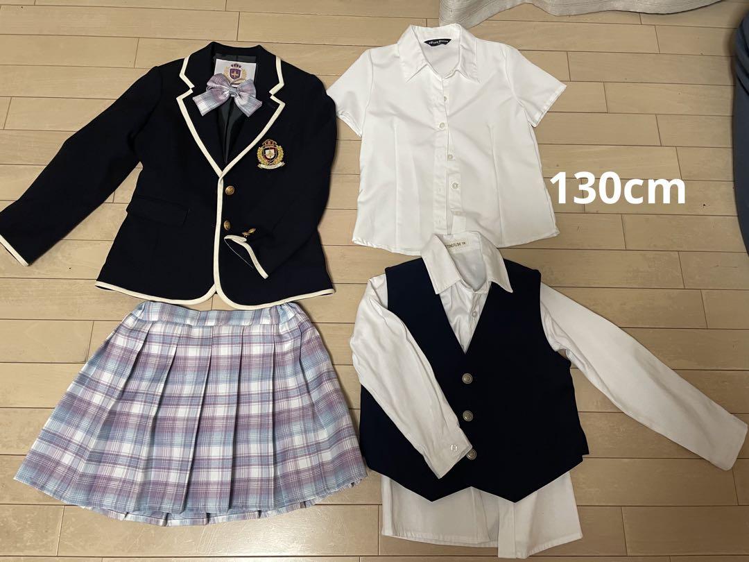 waltz スーツ5点セット120cm ネイビー　金ボタン　フォーマル waltz スーツ5点セット120cm ネイビー 金ボタン フォーマル