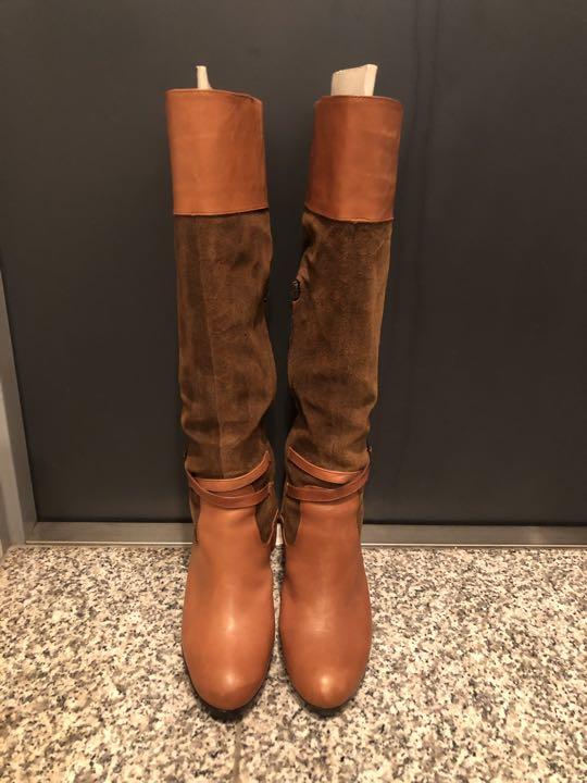 【Ralph Lauren】レザーロングブーツ