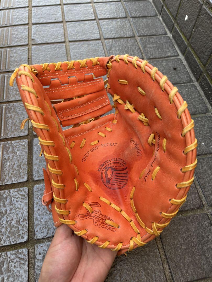 Slugger Aggressive オレンジ グローブ