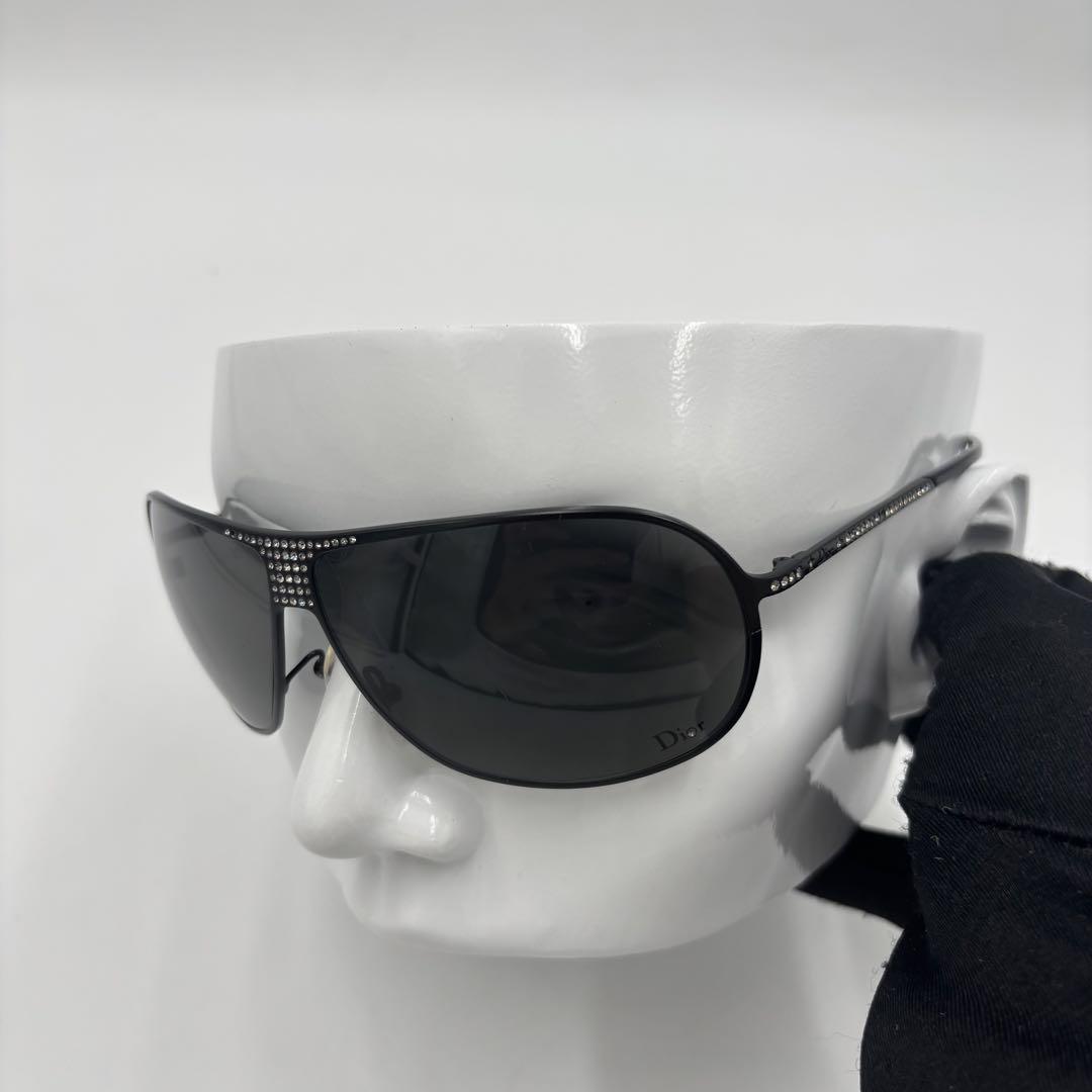 クリスチャンディオール サングラス Dior HARD1 度なし ブラック