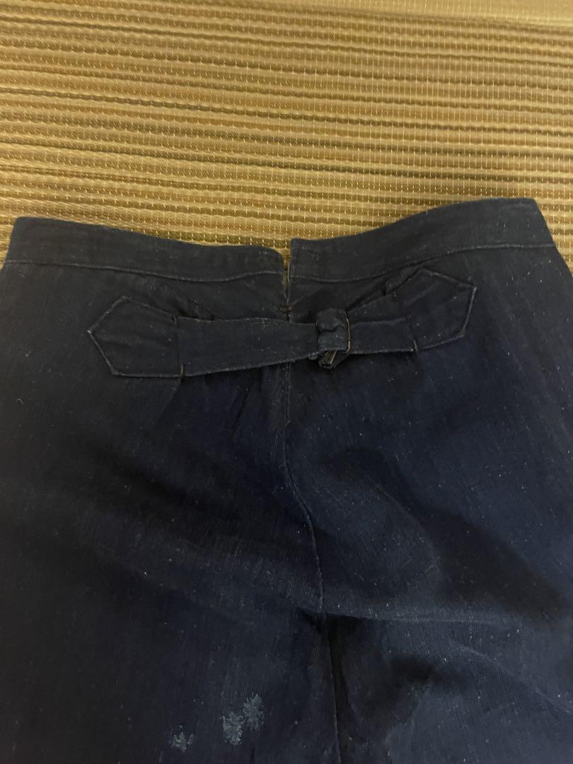 30s インディゴリネン フチンチワークパンツ 画像4