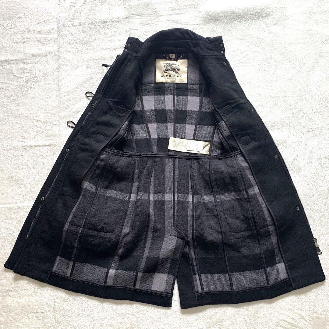 ［美品］Burberry☆レディースダッフルコート☆裏地ノバチェック☆XS