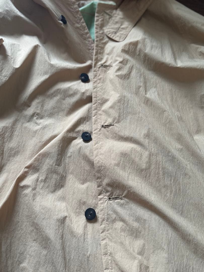 UNITED ARROWS◆ステンカラーコート/L/ナイロン/BEG/