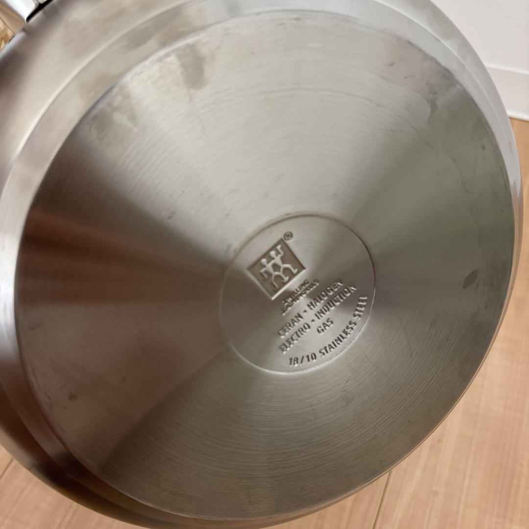 ZWILLING ツヴィリング ステンレス 片手鍋 深型フライパン 24cm