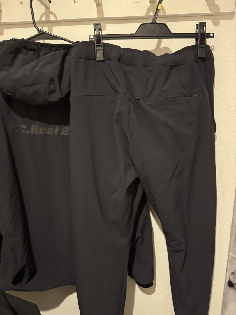 LYCRA HOODED BLOUSONとRIBBED PANTS セットアップ