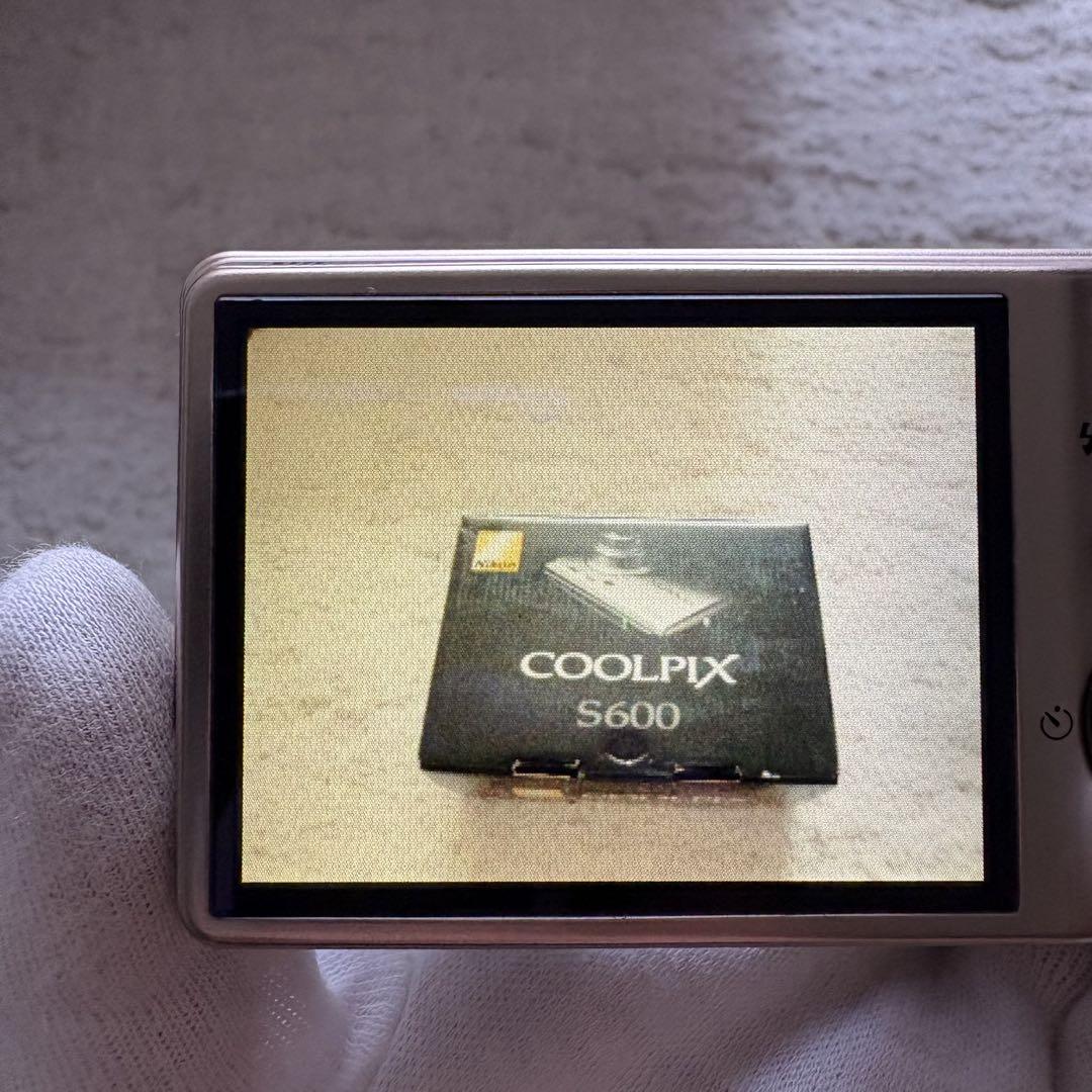 極上品【動作確認済】Nikon ニコン COOLPIX S600 レトロコンデジ