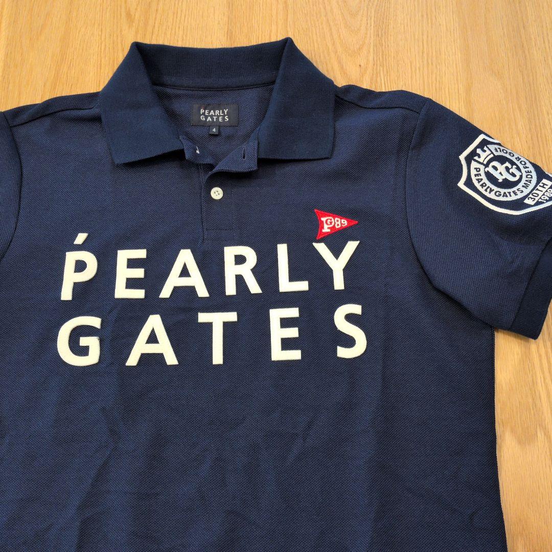 PEARLY GATES ポロシャツ ネイビー ☆三連休限定セール☆ PEARLY GATES ネイビー ポロシャツ サイズ