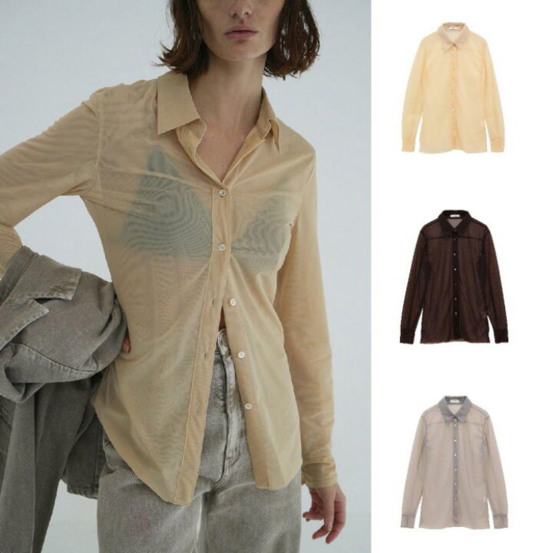 CLANE LAYERED SHEER SHIRTS