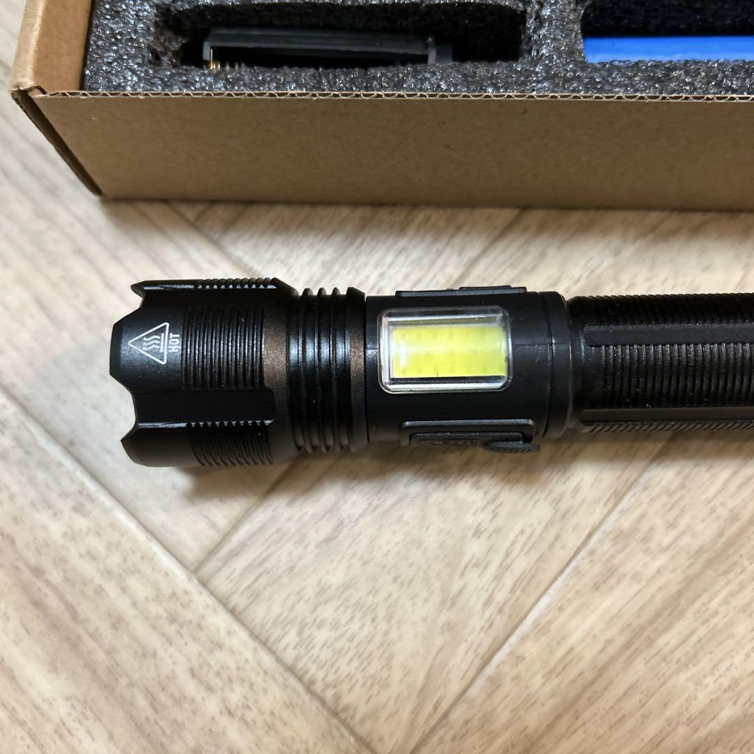 懐中電灯 LEDハンディライト USB-C充電式フラッシュライト SFT4