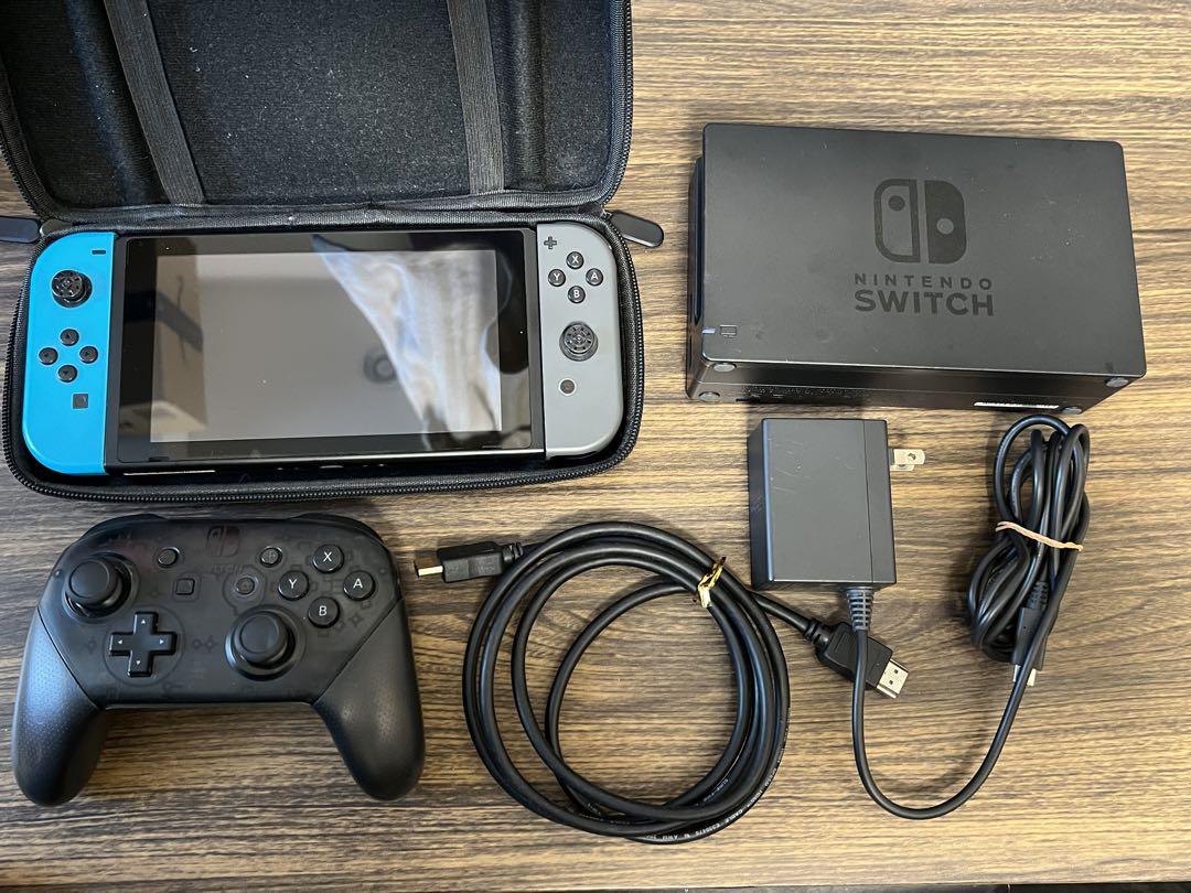 即発送 Switch 本体　電源ケーブル　プロコン　ソフト2個セット