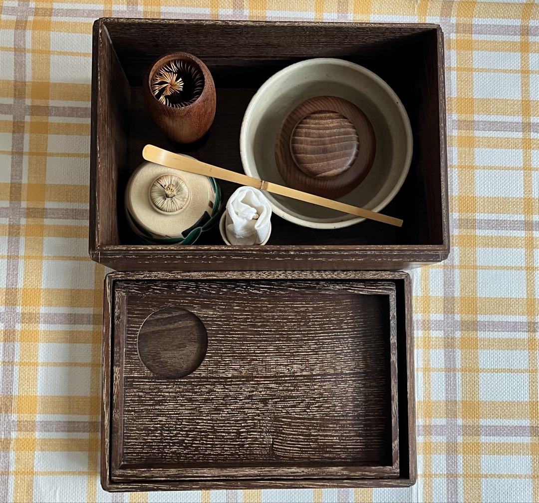 茶道 桑茶箱 セット未使用保管品