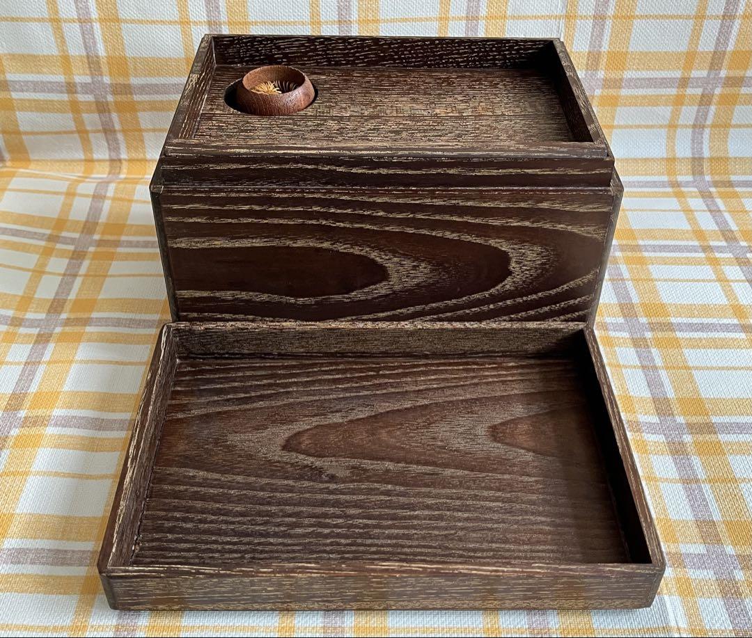 茶道 桑茶箱 セット未使用保管品