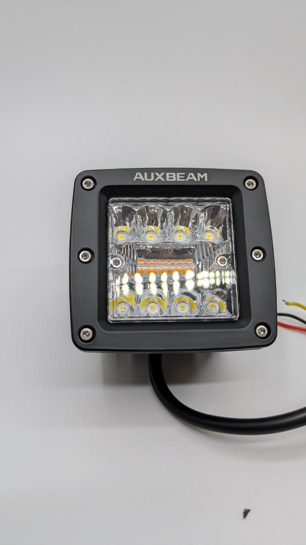 AUXBEAM 3インチ LEDライト フォグ 作業灯 キューブポッド