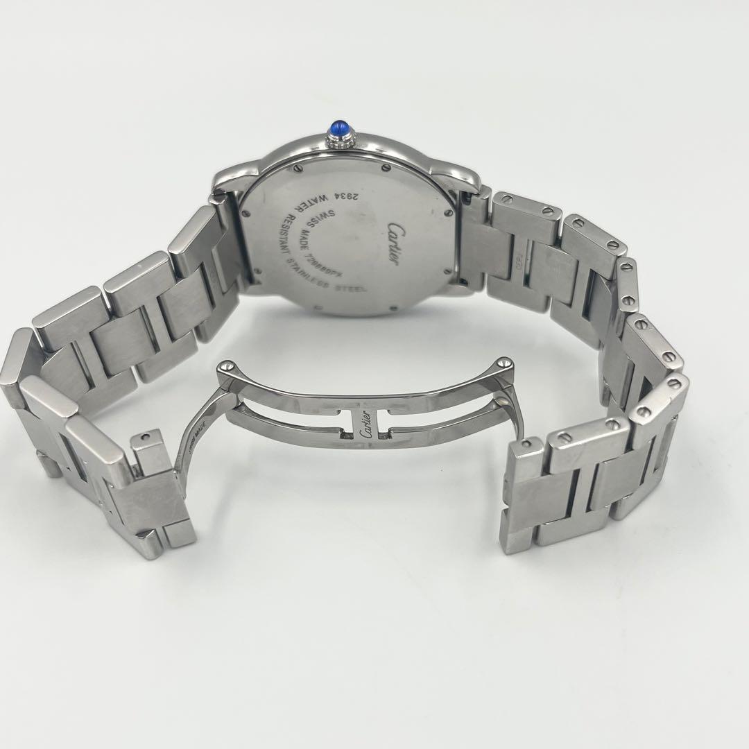 Cartier ロンドソロ LM 36mm 腕時計 保存ケース付属 純正ベルト
