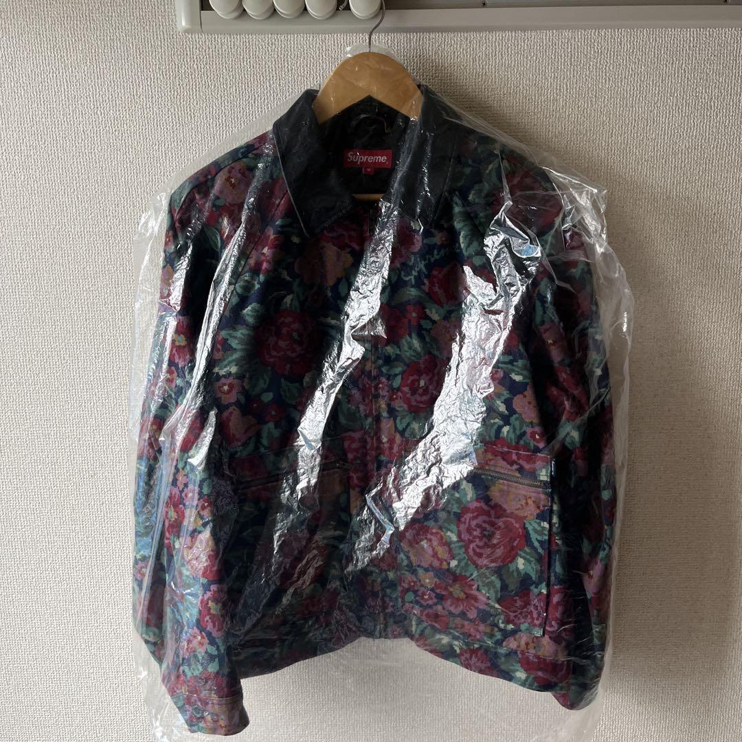 希少サイズsupreme Leather Collar Work Jacket