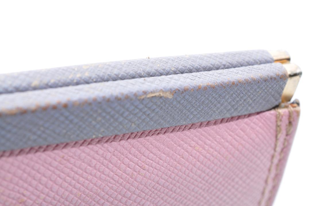 Paul Smith ポールスミス 長財布 レザー 革 ピンク パープル がま口