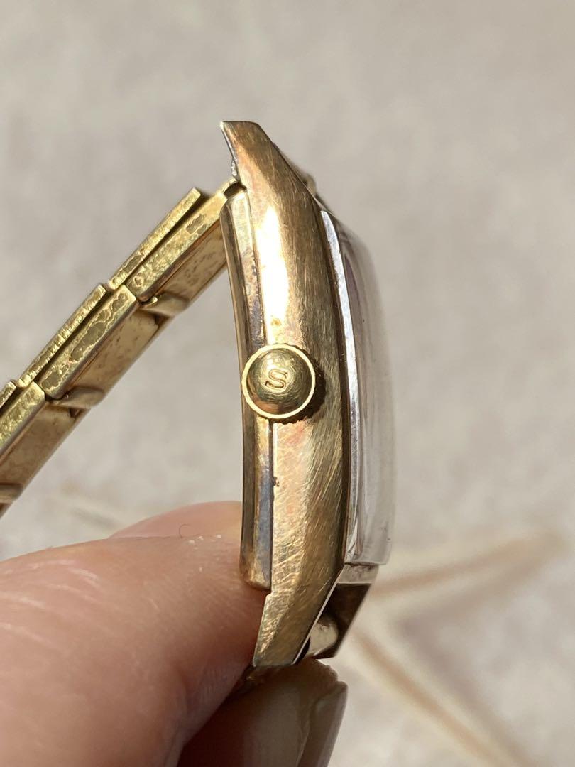 新しいスタイル K14 gold filled☆ セーコー☆SEIKO SOLAR☆腕時計手巻き 時計