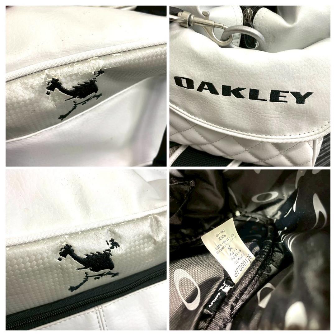 OAKLEY　オークリー　2way　ボストンバック　キルティング　ホワイト