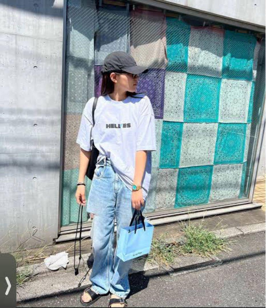川口春奈着用 Tシャツ ホワイトL HELLYES - メルカリ
