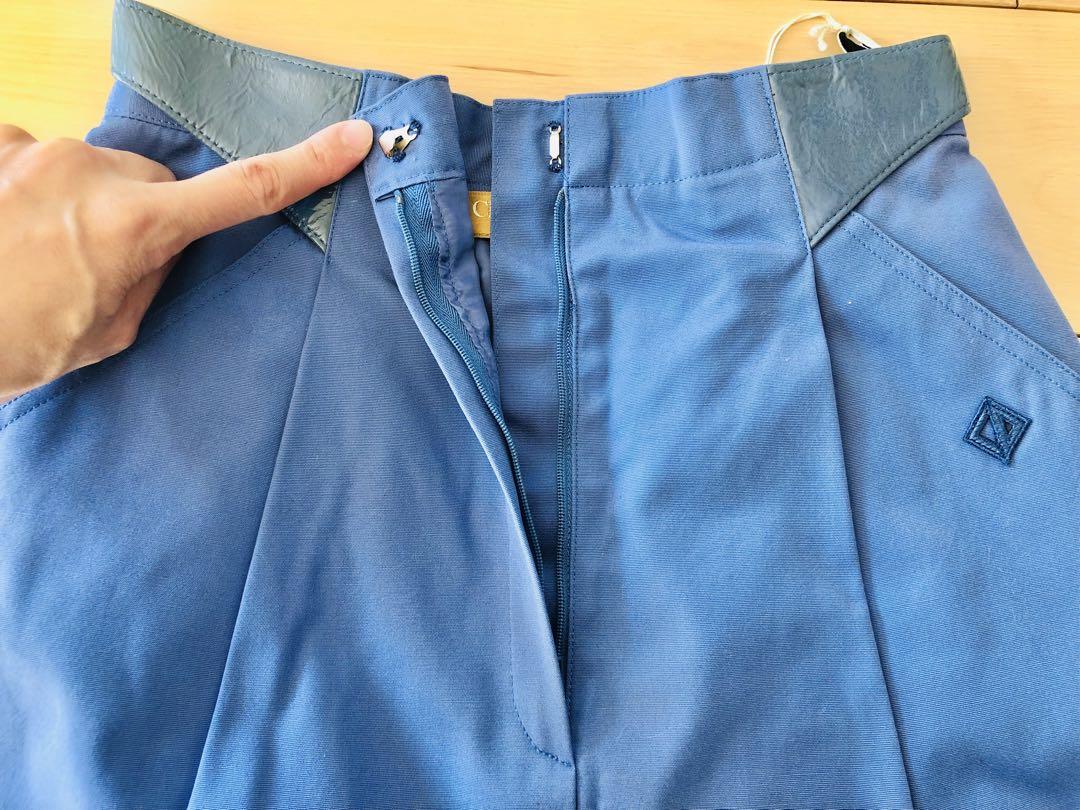Christian Dior スポーツ スカート S 青　ディオール　ゴルフ