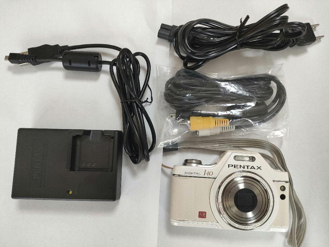 再値下】完動美品 付属品揃 PENTAX OPTIO I-10 パールホワイト