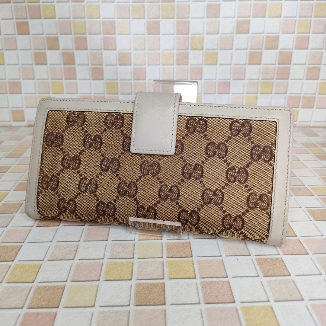 S18 GUCCI　グッチ　GG柄　長財布