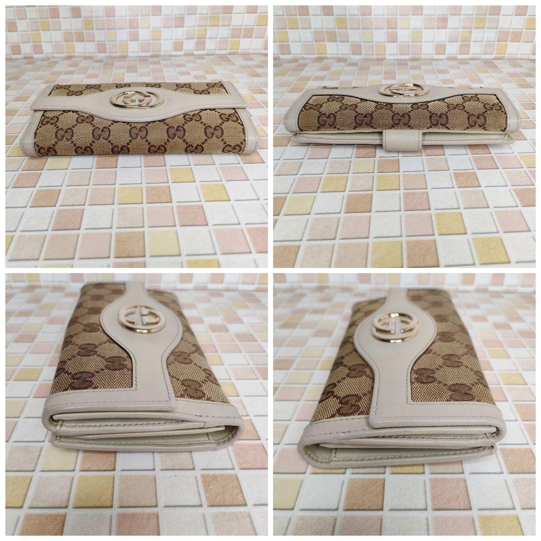 S18 GUCCI　グッチ　GG柄　長財布
