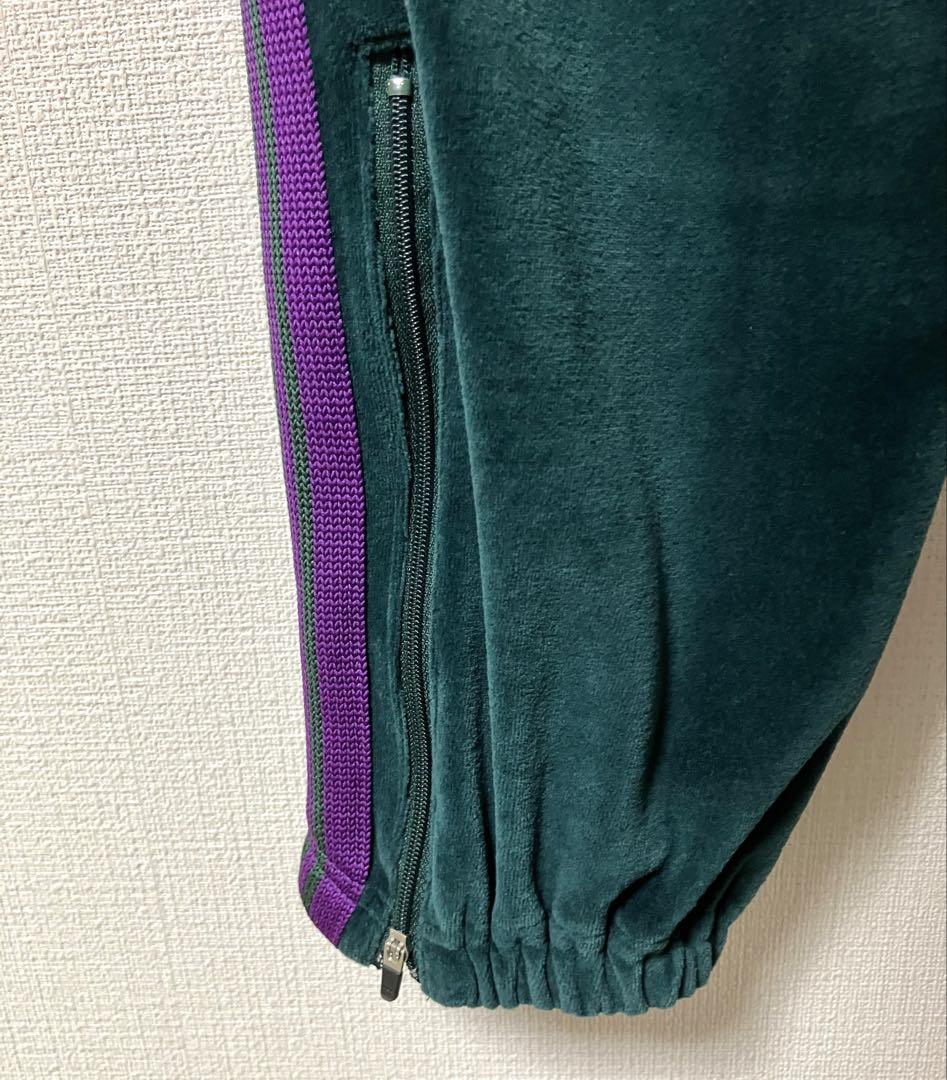 needles トラックパンツ　ベロア　ジップアップ