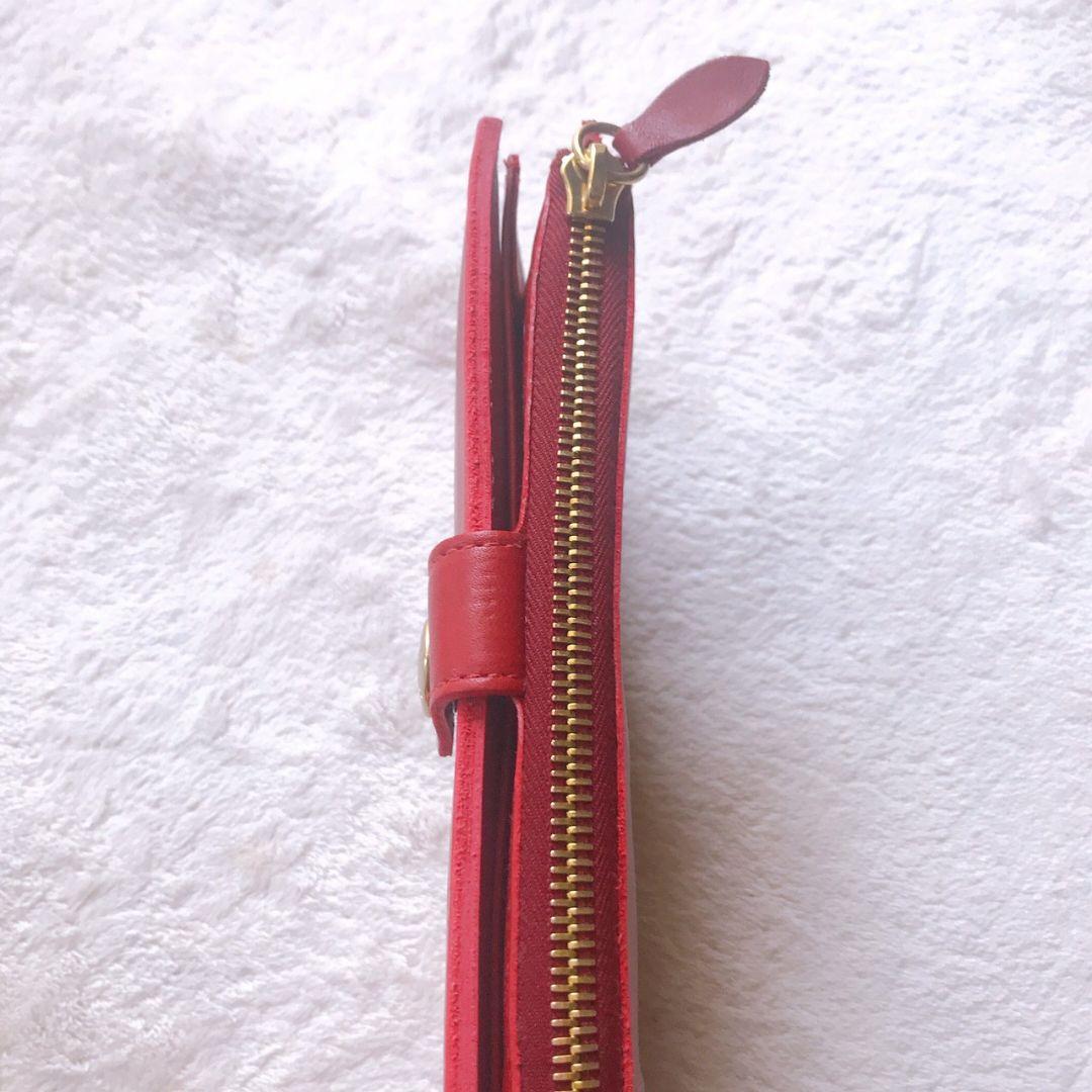イルビゾンテ 新品 hOgAp-m72594404461 赤の長財布 即納超特価