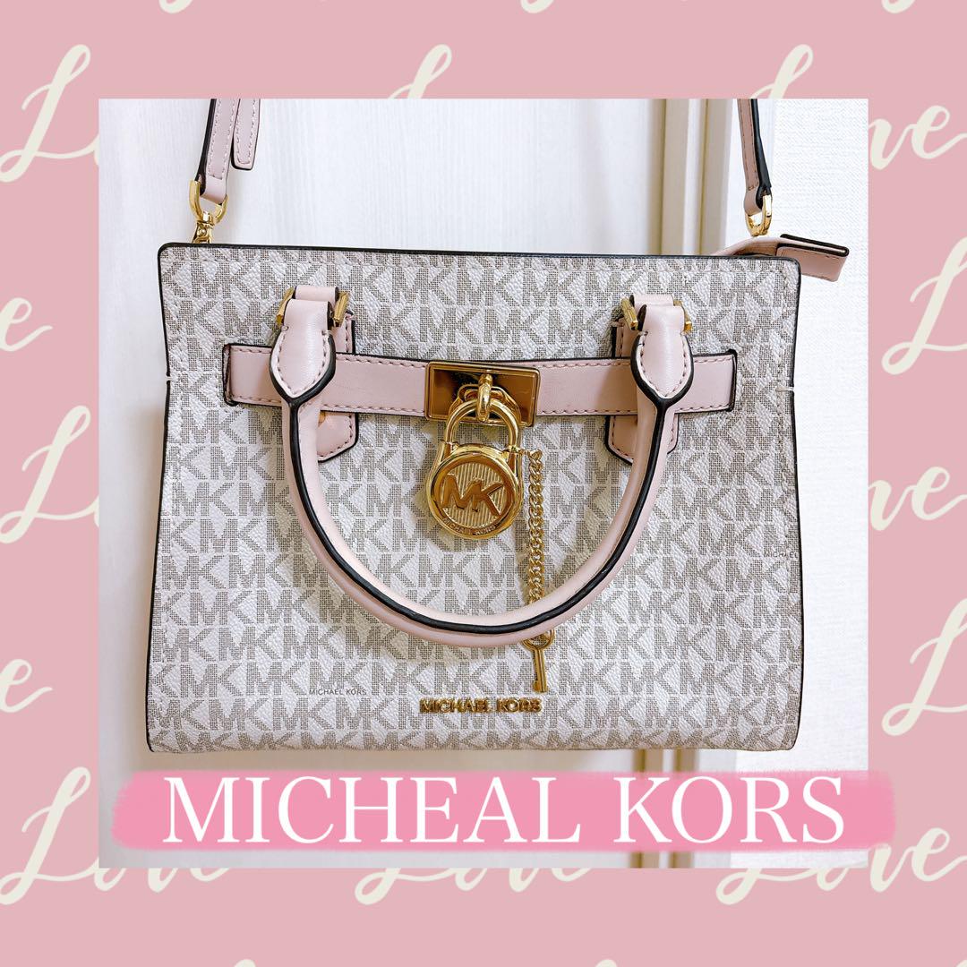 MICHAEL KORS HAMILTON サッチェルスモール MKシグネチャー
