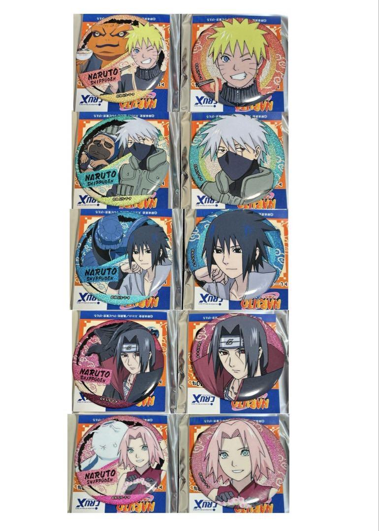 NARUTO グリッター缶バッジ コンプ AnimeJapan クラックス