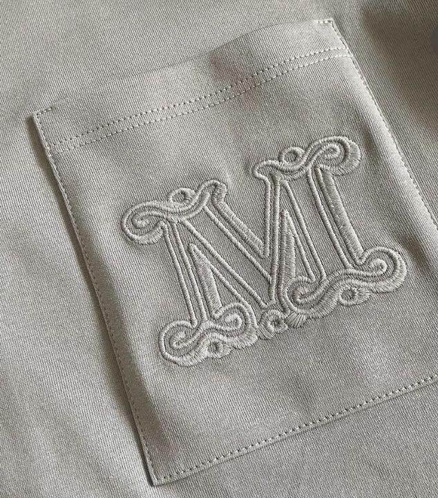 Max MaraレイヤードフリルTシャツ MAREMAR グレー マックスマーラ