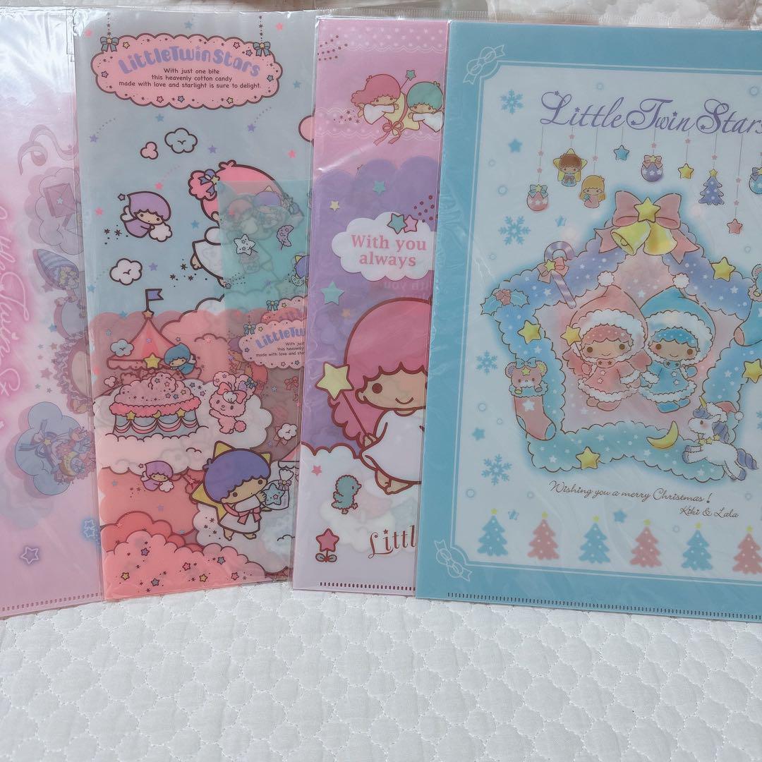 サンリオ❣️キキララ  マイメロディ　シナ　クリアファイル　レトロ　限定
