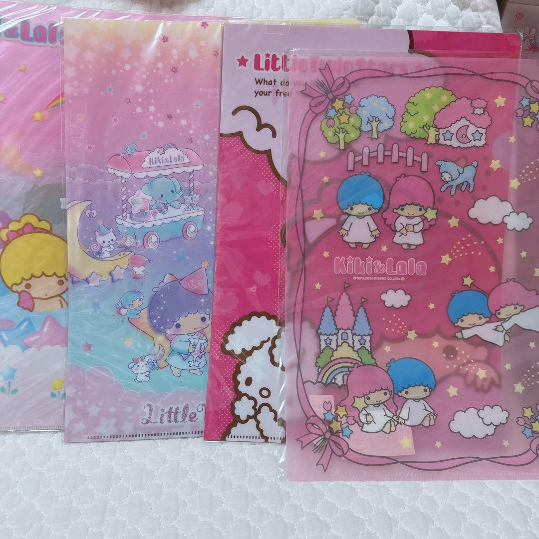 サンリオ❣️キキララ  マイメロディ　シナ　クリアファイル　レトロ　限定