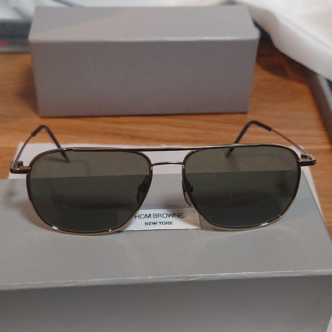THOM BROWNE「TB-103-A-GLD-58」サングラス