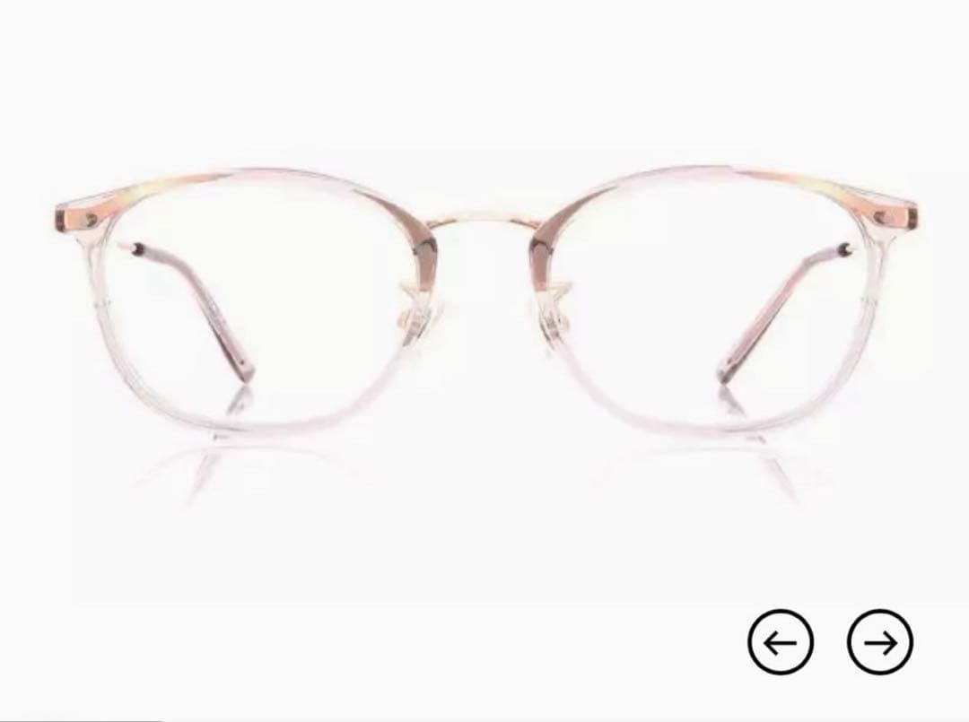 【元値16,090円】OWNDAYS Graph Belle クリアピンクメガネ