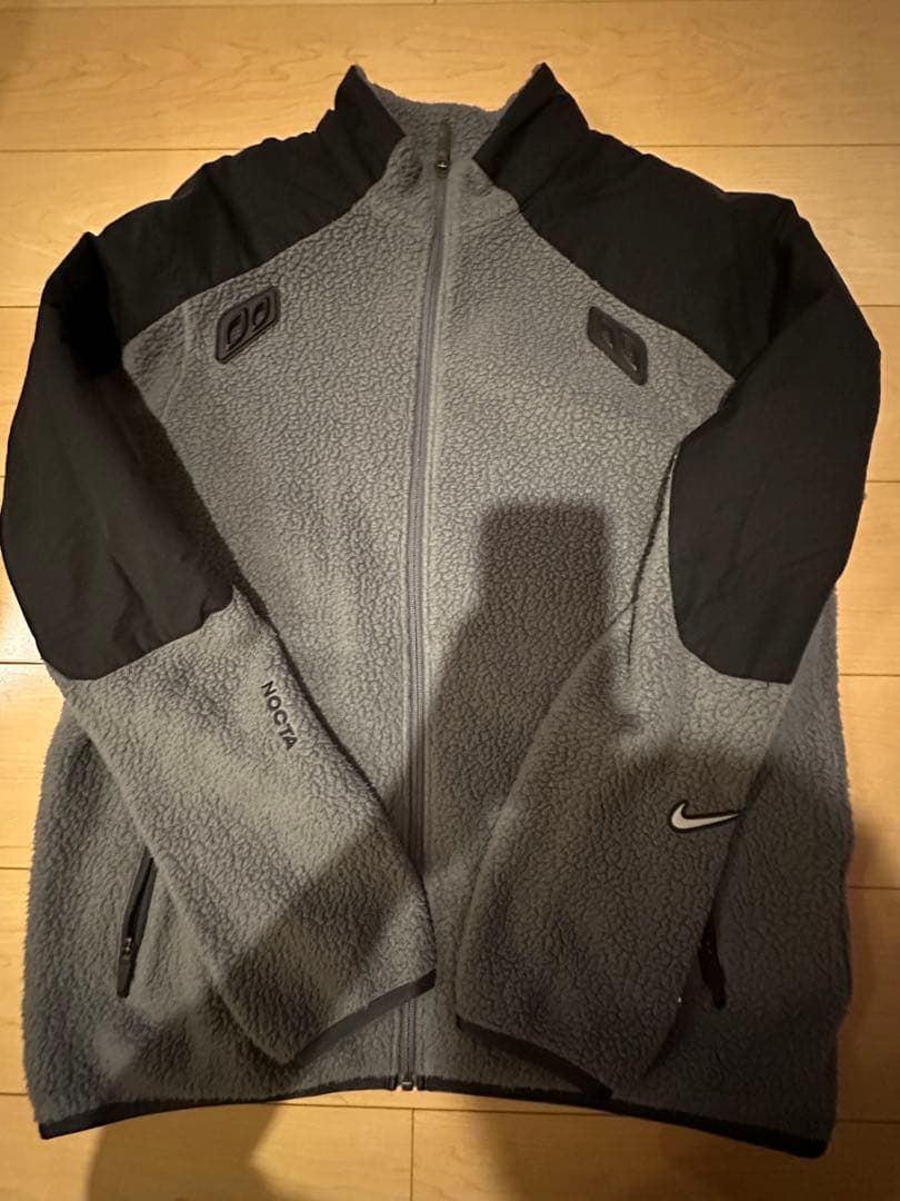 NOCTA フリースジャケット M グレー ブラック DrakeM NOCTA