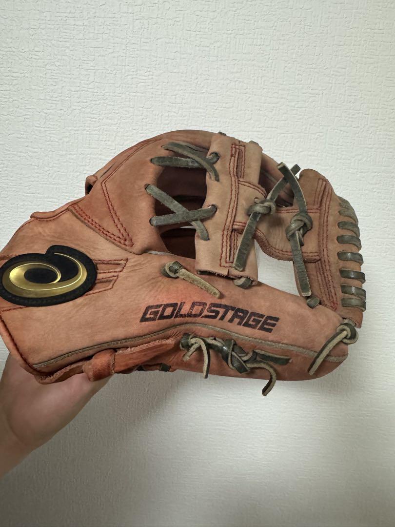 アシックス　ゴールドステージ　ヌバック　硬式グローブ　右投げ用