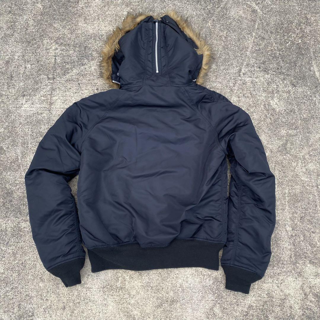 ALPHA INDUSTRIES N-2B  FLIGHT JACKET 黒　L