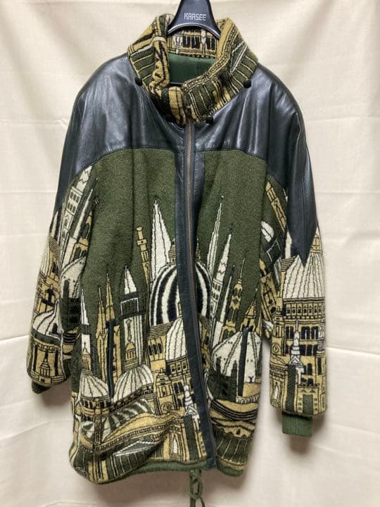 コート 革&ニット コート 革&ニット