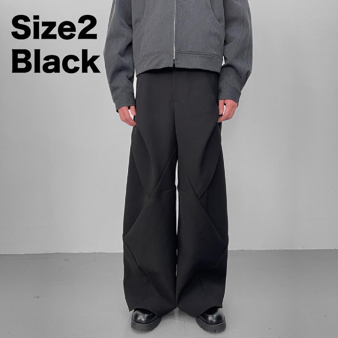 ARMEN アーメン ワンタックワークパンツ リネン