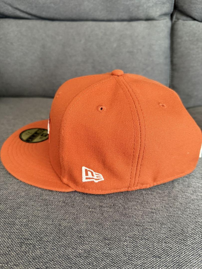 Supreme オレンジキャップ 59FIFTY 7 3/8 - メルカリ