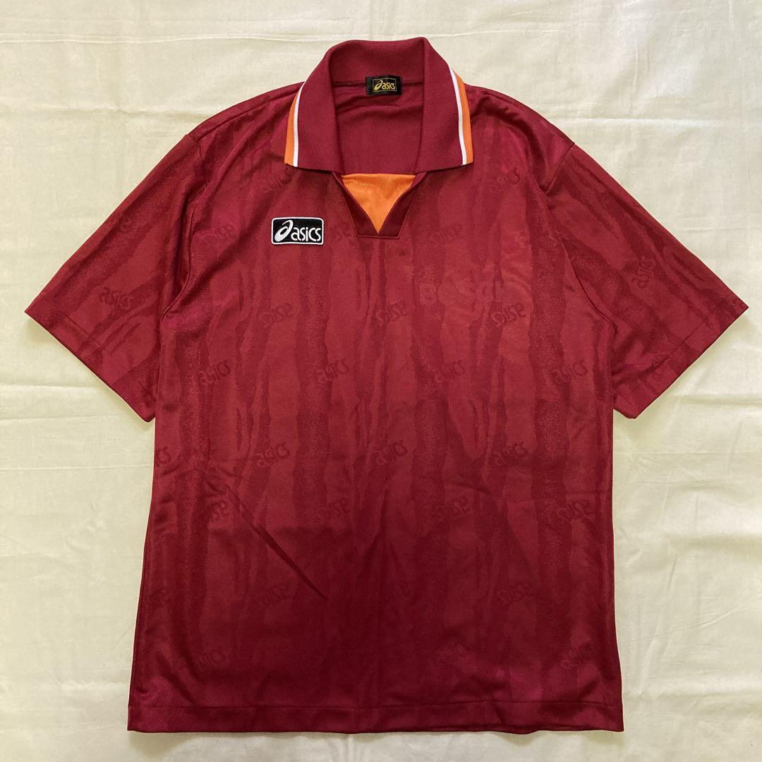 アシックス　ユニフォーム　ゲームシャツ　襟付き　Tシャツ　古着