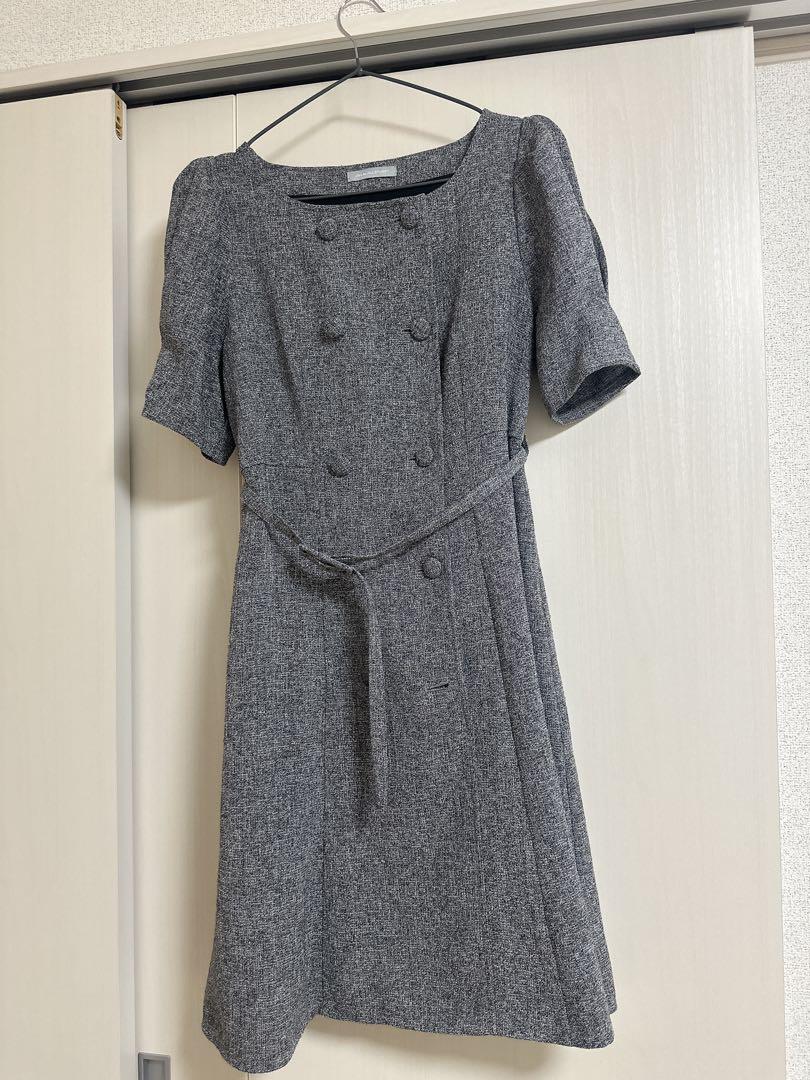 JILL by JILL STUART ダブルブレストツイードミニワンピース