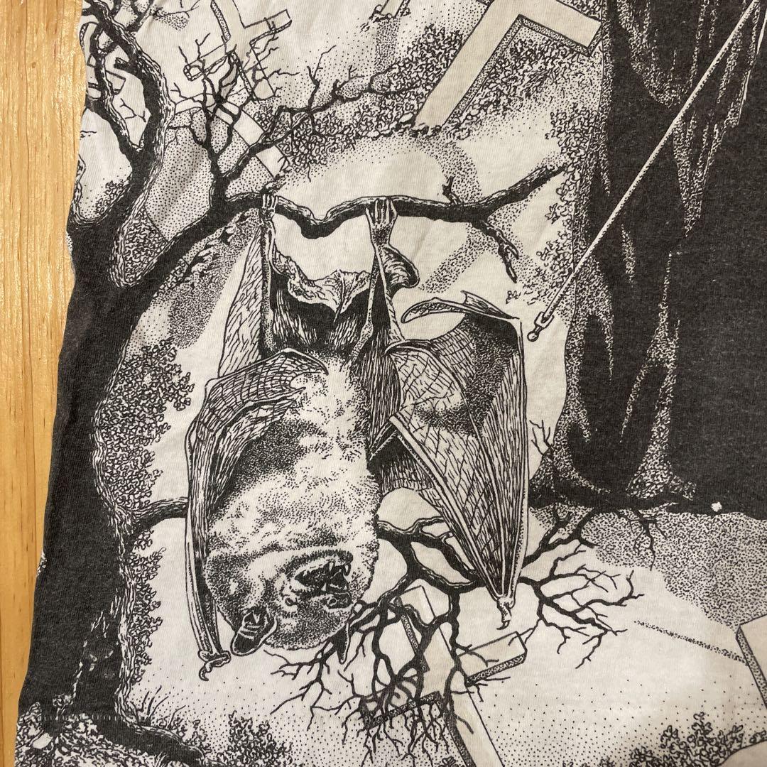 90s vintage 死神　screen shop tシャツ　92年　シングル 90s vintage 死神 screen shop tシャツ 92年 シングル