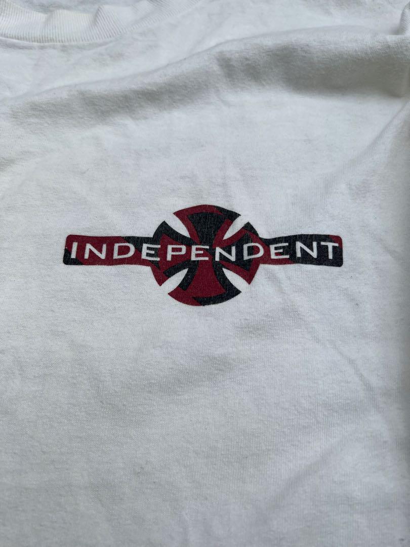 マ*ン様 90s NHS INDEPENDENT ストライプ柄 長袖　アイアンク